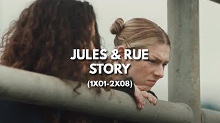 Rue amp Jules  Their Story  Part 2 ❣️ from Euphoria [upl. by Nimrac]