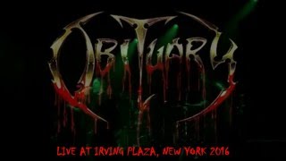 OBITUARY  Live at Irving Plaza NY City 2016 Full Concert Cam Mix [upl. by Stempien]