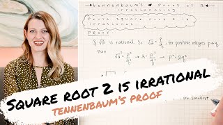 GEOMETRIC PROOF SQUARE ROOT 2 IS IRRATIONAL » Tennenbaums proof  Math Hacks [upl. by Valerie517]