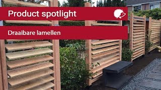 Product Spotlight Flex Fence draaibare lamellen [upl. by Acirat]