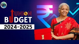 Complete Budget 202425 india [upl. by Ojillek]