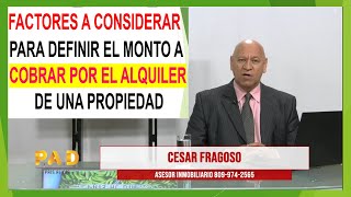 Factores a considerar para definir el precio del alquiler de una propiedad 1 de 4 [upl. by Publia]