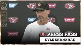 Kyle Shanahan Delivers Final Injury Updates Ahead of TBvsSF  49ers [upl. by Nimaj]