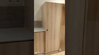 kichen kabinet minimalis furniture interiordesign woodworking [upl. by Sabba]