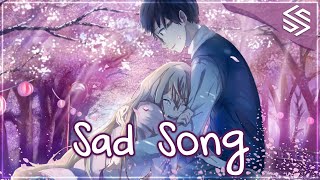 Nightcore  Sad Song Switching Vocals  Lyrics [upl. by Ylloj]