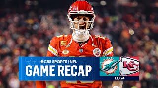 Chiefs TAKE DOWN Dolphins In Wild Card Matchup Advance To Divisional Round I CBS Sports [upl. by Emmuela]