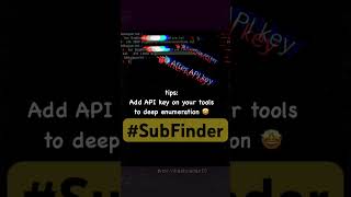 Subfinder add api keys into your configsubfinderconfigyamlbugcrowd hacker hackerone money [upl. by Ormsby587]