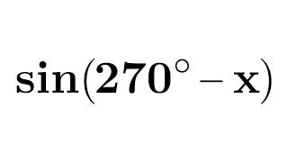 sin270  x  sin3pi2  x  sin270  A  sin3pi2  A  sin270  theta [upl. by Octavie]