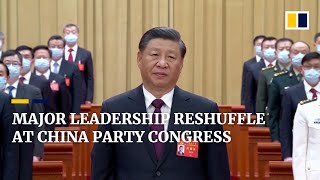 China’s 20th party congress concludes with bigger than expected leadership reshuffle [upl. by Anika292]