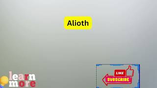 How to Pronounce Alioth [upl. by Jb]