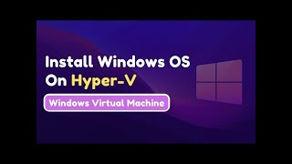 windows OS Installation on HyperV [upl. by Yllek]