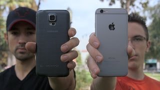 iPhone 6 vs Samsung Galaxy S5 Speed Test [upl. by Nilrem]