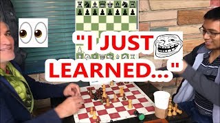 Chess Master Pretends To Be A Beginner The Ultimate Hustle [upl. by Spragens]