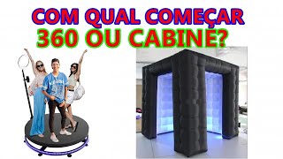 Começar Com Uma Plataforma 360 Uma Cabine De Fotos ou Um Totem Fotográfico [upl. by Arais395]