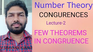 1 Congruence  Number theory  congruence is an equivalence relation numbertheory [upl. by Otnas]