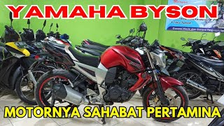 MOTOR DENGAN TANGKI BESAR YAMAHA BYSON SAHABAT PERTAMINA [upl. by Dorrie]