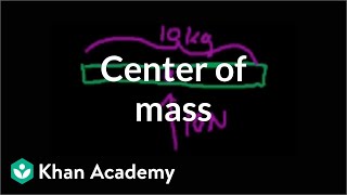 Center of mass  Impacts and linear momentum  Physics  Khan Academy [upl. by Lally]