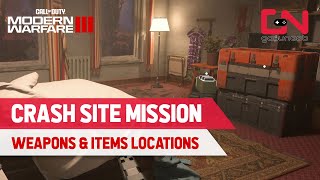 All Crash Site Mission Weapon and Item Locations in Modern Warfare 3 [upl. by Ailema]