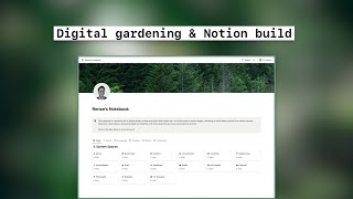 Digital Gardens amp A Walkthrough of My Setup in Notion  Workspace Wednesday Ep 2 [upl. by Tesil]