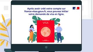 FranceVisas  Comment créer votre compte [upl. by Susejedesoj937]