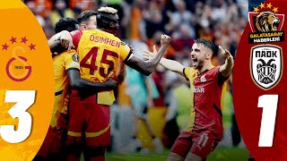 Galatasaray 31 Paok Maç Özeti  UEFA Avrupa Ligi 1 Hafta  Önemli Kareler [upl. by Woodhouse955]