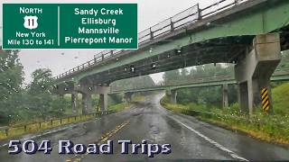 ⁴ᴷ Road Trip 1018  US11 N  New York Mile 130141  Sandy CreekMannsvillePierrepont Manor [upl. by Nebur]