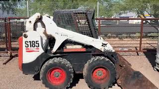 Bobcat S185 Skid Steer Loader For Virtual Auction September 10th 2024 [upl. by Ayekat]