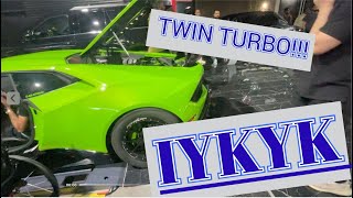 IYKYK CAR MEET CRAZIEST TWIN TURBO HURICAN IN TEXAS [upl. by Lynnette]