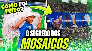 ACOMPANHEI A MONTAGEM DO MAIOR MOSAICO DE TORCIDA DO BRASIL [upl. by Minsk]