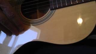 Recording KIng ROS06 Acoustic Guitar Highly figured back great tone 000 size 289 [upl. by Okika802]