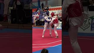 Захист підбив  пітчагі тхеквондо taekwondo 17032024 Ramus Sofia Open [upl. by Ynnhoj]