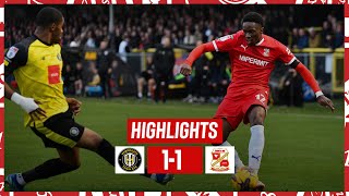 Extended Highlights Harrogate Town vs Swindon Town [upl. by Nnaarat302]