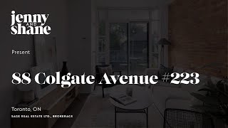 88 Colgate Ave 223  Leslieville  Toronto [upl. by Peony800]