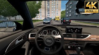 Audi A6  City Car Driving  Logitech G29  4K [upl. by Courtenay183]