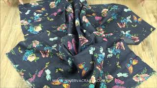 Butterfly Chambray Fabric [upl. by Volnay707]