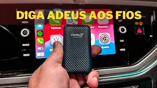 CARPLAY E ANDROID AUTO SEM FIO EM QUALQUER CARRO CARLINKIT 40 [upl. by Biel]