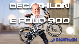 Test du Decathlon Btwin E Fold 900  le vélo pliant électrique le plus haut de gamme de la marque [upl. by Ahsekim]