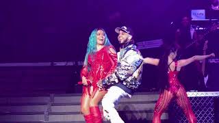 ANUEL AA LLEGÓ DE SORPRESA AL CONCIERTO DE KAROL G EN PUERTO RICO [upl. by Acinod]