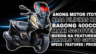 NASA PILIPINAS NA  BAGONG 400CC MAXI SCOOTER  PRICE REVEAL  FUTURISTIC DESIGN  SPECS  FEATURES [upl. by Clough50]