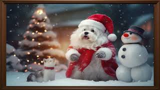 4K Christmas Wallpaper HD  Christmas Songs [upl. by Jae]