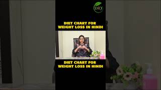 Diet Chart For Weight Loss In Hindi weightlossdiet healthyfoodtips diettips weightlossjourney [upl. by Lorri]