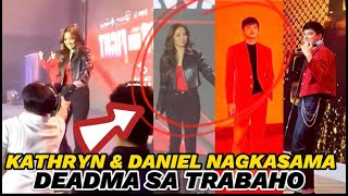 🔴KATHRYN at DANIEL DEADMA at DI NAGPANSINAN sa TRABAHO🔴KATH amp ALDEN MOVIE TALO NA REWIND PUMALIT [upl. by Naig]