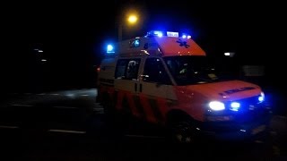 ORIGINELE VZA CHEVY 2X A1 AMBULANCE 13173 MET SPOED VANNAAR MELDING [upl. by Maite318]