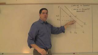 Change in Demand vs Change in Quantity Demanded Key Concept [upl. by Alyosha]