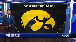 Iowa footballs 2024 football schedule has Hawkeyes at the Rose Bowl in November two byes [upl. by Aneehsal342]