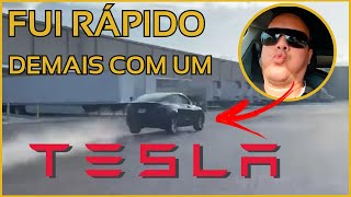 Dirigi um TESLA nos EUA e quase deu MERD [upl. by Elhsa486]