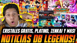 💎🤑CRISTALES GRATIS NUEVO PLATIVO ZENKAI A BROLY🥦PROXIMO RAID Y MAS NOTICIAS DBL📢🚨 dblegends [upl. by Nyrret718]