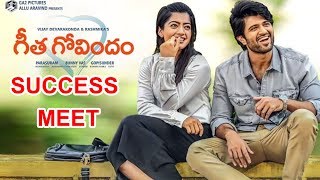 Geetha Govindam Movie Success Meet Full Video  Vijay Devarakonda  Volga Videos  2018 [upl. by Blayne398]