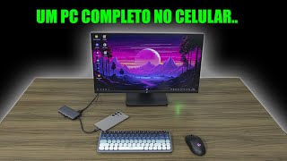 TESTEI O MODO DEX DO S24 ULTRA VIROU UM PC PRA TRABALHAR E ESTUDAR [upl. by Marron]