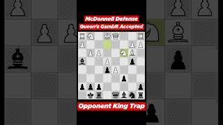 Opponent King Trap My best Queens Gambit chess [upl. by Ayet462]